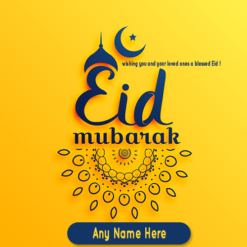Happy Eid Mubarak 2024 Image With Name