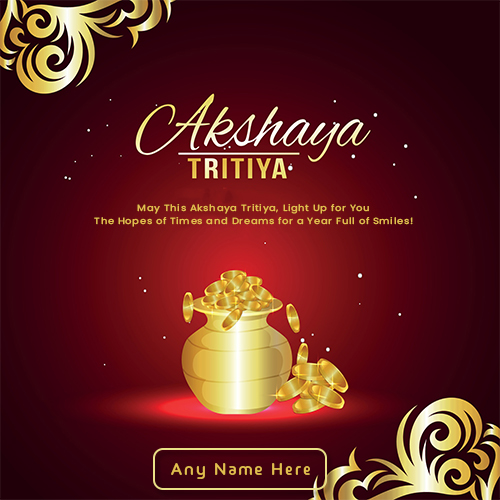 Akshaya Tritiya Wishes with name