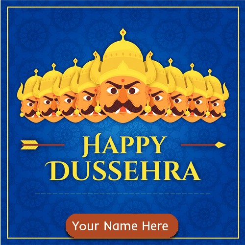 Happy Dussehra Images 2024 with Name