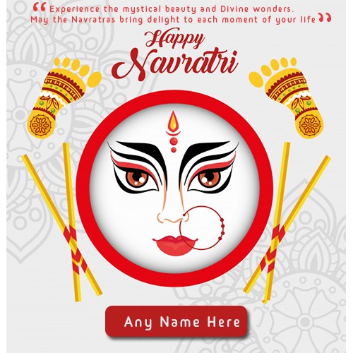 Write Name On Navratri Quotes In English With Images