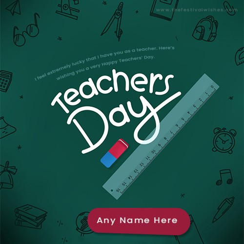 Write Name On Happy Teachers Day 2024 Whatsapp Status