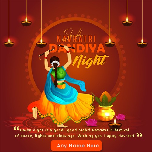 2024 Navratri Dandiya Images Free Download With Name