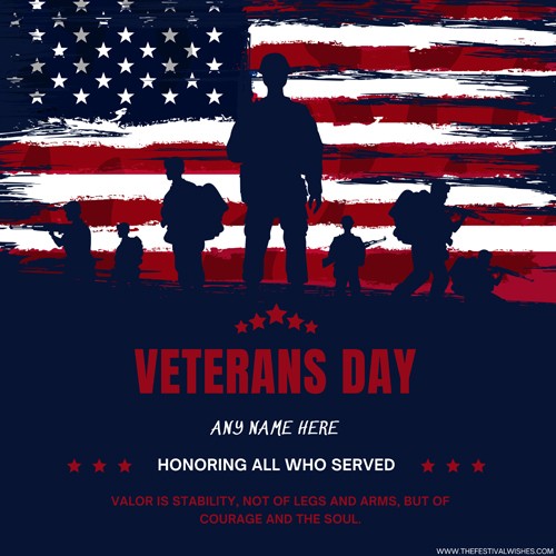 veterans day wishes images pictures pics and photo with name