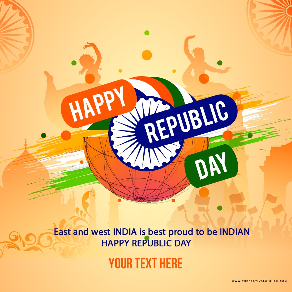 January 2023 Republic Day With Name Edit