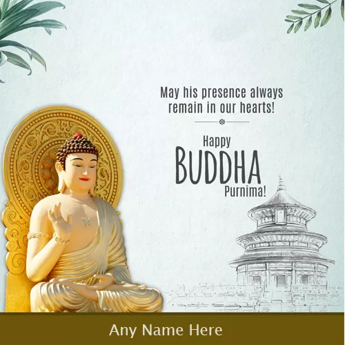 Lord Buddha Jayanti 2024 Images With Name