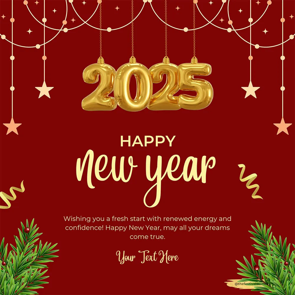 Happy New Year 2025 Quotes For Friends And Family Greeting With Name